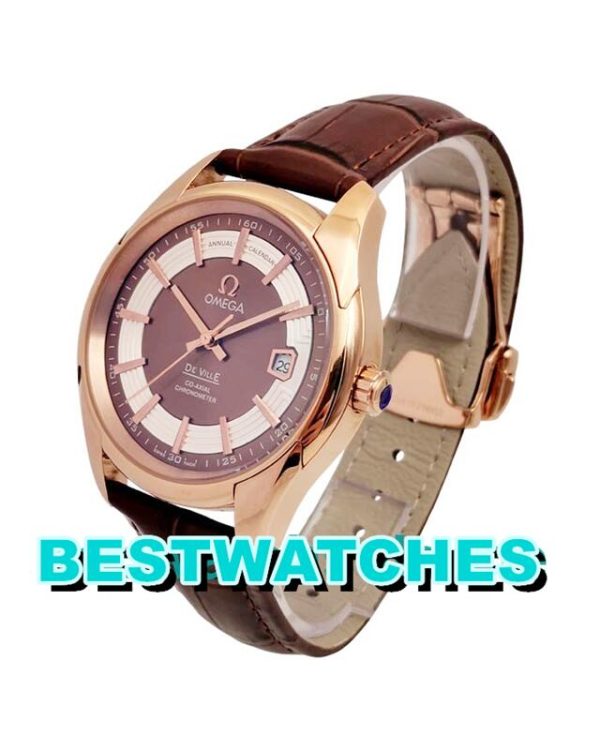 Replica Omega De Ville Hour Vision 431.63.41.21.13.001 - 40 MM – Bild 2