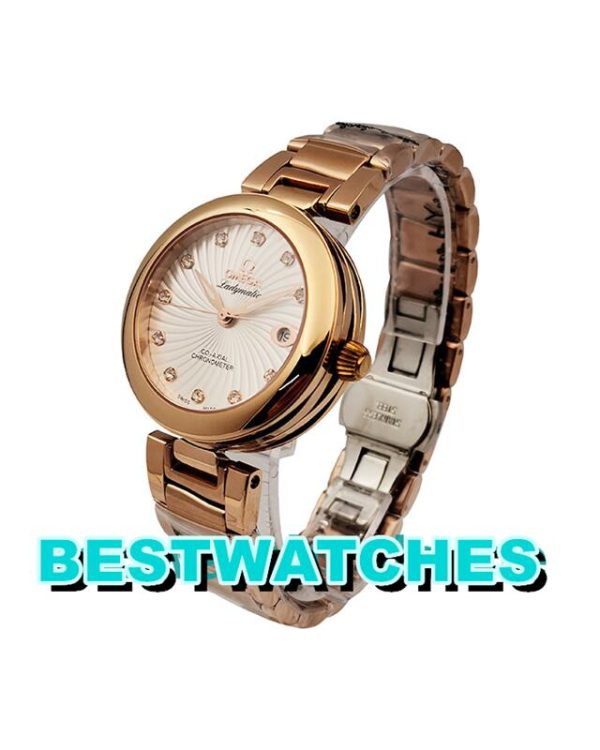 Replica Omega De Ville Ladymatic 425.60.34.20.55.001 - 34 MM – Bild 2