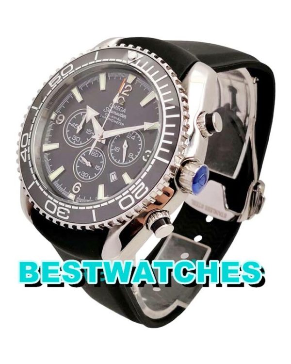 Replica Omega Seamaster Planet Ocean Chrono 2210.52.00 - 45 MM – Bild 2