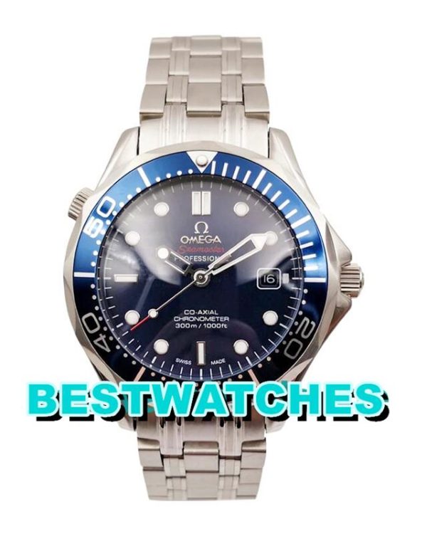 Replica Omega Seamaster 300 M 212.30.41.20.03.001 - 41 MM(Blue) – Bild 2