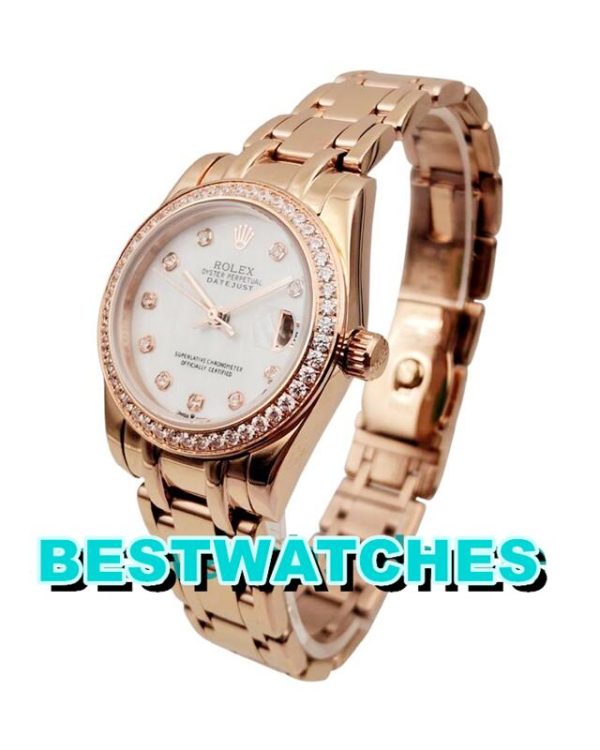 Replica Rolex Pearlmaster 81285-31 MM – Bild 2