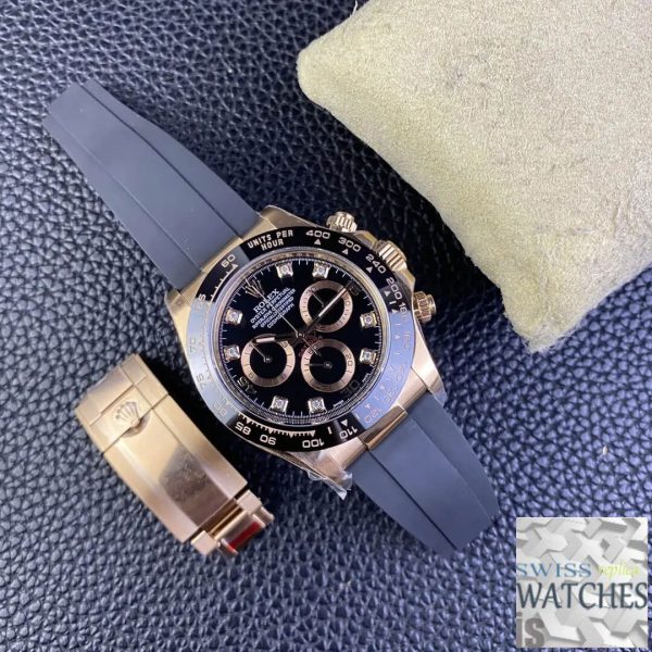Replica Rolex Cosmograph Daytona M116515ln-0057 1:1 Best Edition Clean Factory Black Dial – Bild 3