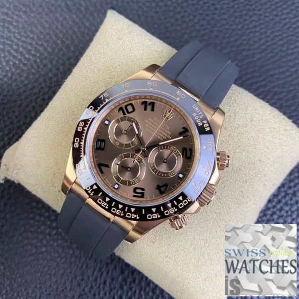 Replica Rolex Cosmograph Daytona M116515LN-0015 1:1 Best Edition Clean Factory V3 Rubber Strap – Bild 3