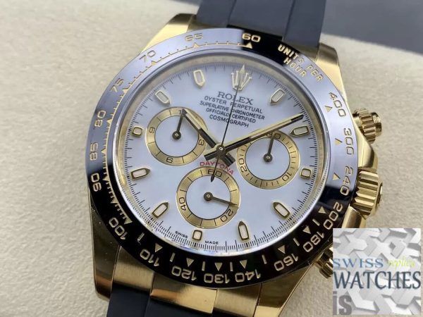 Replica Rolex Cosmograph Daytona M116518LN-0041 1:1 Best Edition Clean Factory White Dial – Bild 3