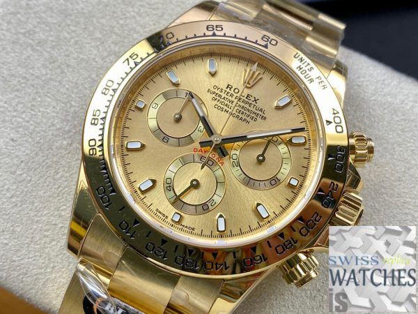Replica Rolex Daytona M116508-0003 1:1 Best Edition BT Factory Gold Dial – Bild 3