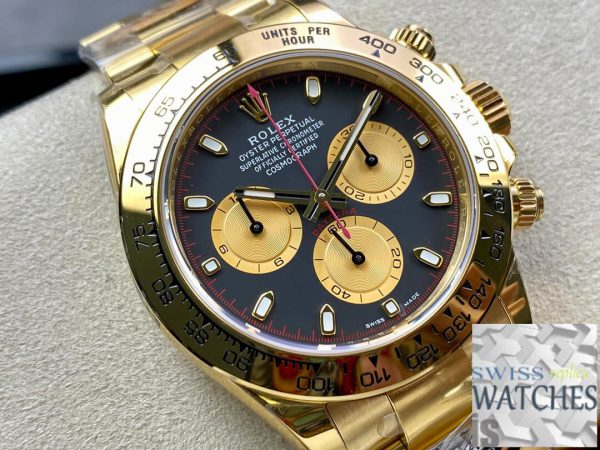 Replica Rolex Daytona M116508-0009 1:1 Best Edition BT Factory Yellow Gold – Bild 3