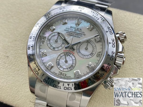 Replica Rolex Cosmograph Daytona M116509-0064 1:1 Best Edition Clean Factory Mother-Of-Pearl Dial – Bild 3