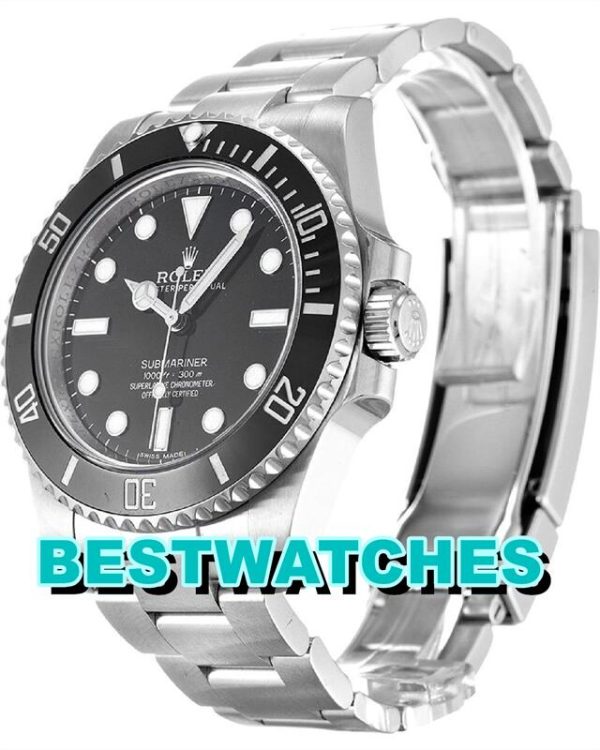 Replica Rolex Submariner Black Dial 114060 – Bild 3