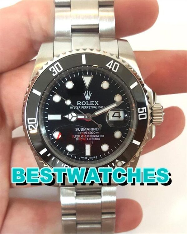 Replica Rolex Submariner Black Dial 116610LN – Bild 3
