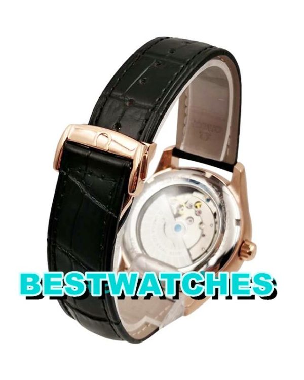 Replica Omega De Ville Hour Vision 431.53.41.21.13.001 - 41 MM(Black Gold) – Bild 3