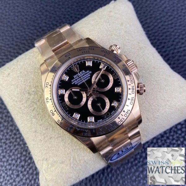 Replica Rolex Cosmograph Daytona M116505-0015 1:1 Best Edition Clean Factory Rose Gold – Bild 4