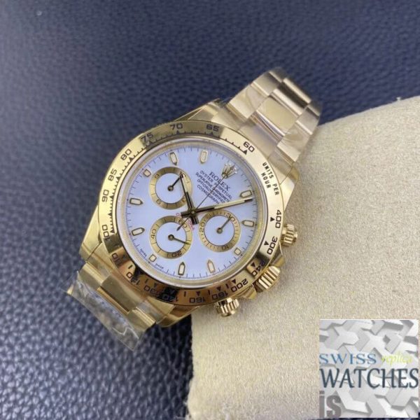 Replica Rolex Cosmograph Daytona M116508-0001 1:1 Best Edition Clean Factory Yellow Gold – Bild 4