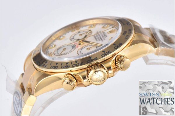 Replica Rolex Cosmograph Daytona M116508-0007 1:1 Best Edition Clean Factory Yellow Gold – Bild 4