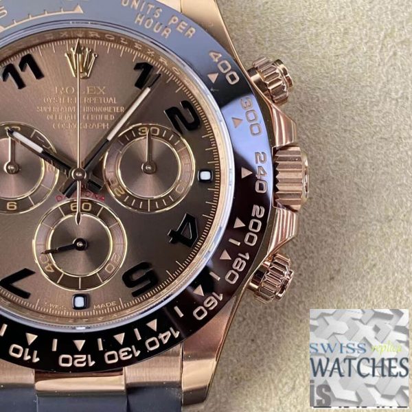 Replica Rolex Cosmograph Daytona M116515LN-0015 1:1 Best Edition Clean Factory V3 Rubber Strap – Bild 4