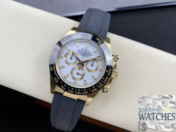 Replica Rolex Cosmograph Daytona M116518LN-0041 1:1 Best Edition Clean Factory White Dial – Bild 4