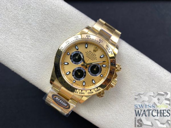 Replica Rolex Daytona M116508-0014 1:1 Best Edition BT Factory Champagne Dial – Bild 4