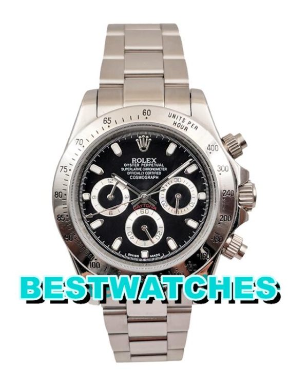 Replica Rolex Daytona Black 116520 – Bild 4
