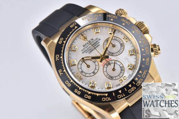 Replica Rolex Cosmograph Daytona 116518LN-0037 1:1 Best Edition Clean Factory Mother-Of-Pearl Dial – Bild 4