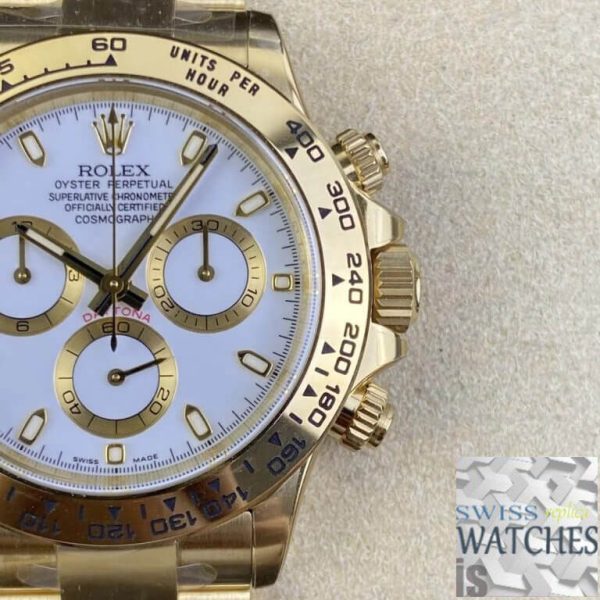 Replica Rolex Cosmograph Daytona M116508-0001 1:1 Best Edition Clean Factory Yellow Gold – Bild 5