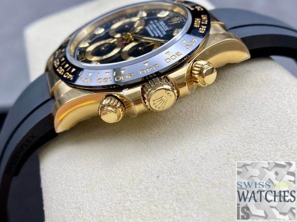 Replica Rolex Cosmograph Daytona M116518ln-0078 1:1 Best Edition Clean Factory Black Dial – Bild 5