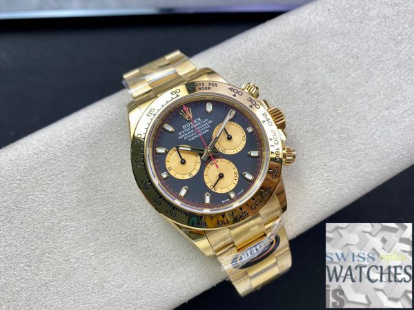 Replica Rolex Daytona M116508-0009 1:1 Best Edition BT Factory Yellow Gold – Bild 5