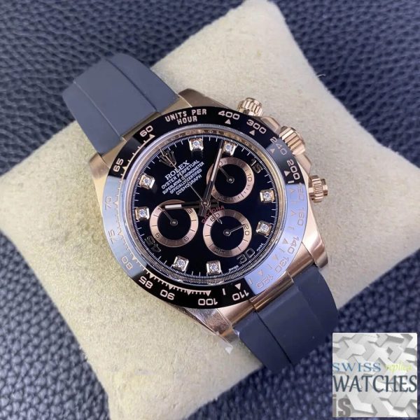 Replica Rolex Cosmograph Daytona M116515ln-0057 1:1 Best Edition Clean Factory Black Dial – Bild 6
