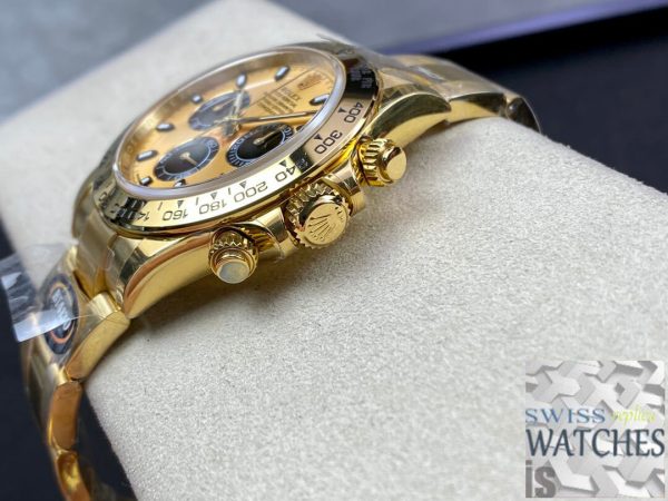 Replica Rolex Daytona M116508-0014 1:1 Best Edition BT Factory Champagne Dial – Bild 6