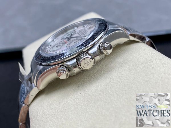 Replica Rolex Cosmograph Daytona M116509-0064 1:1 Best Edition Clean Factory Mother-Of-Pearl Dial – Bild 6