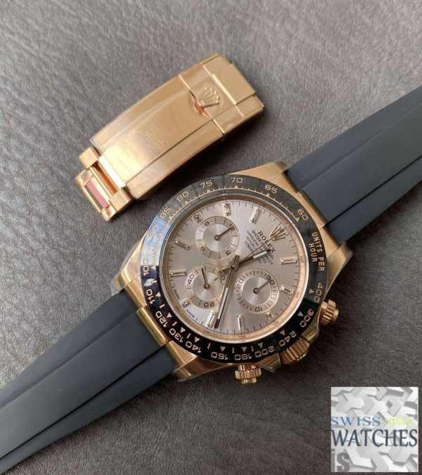 Replica Rolex Cosmograph Daytona M116515ln-0061 1:1 Best Edition Clean Factory Ceramic Bezel – Bild 8