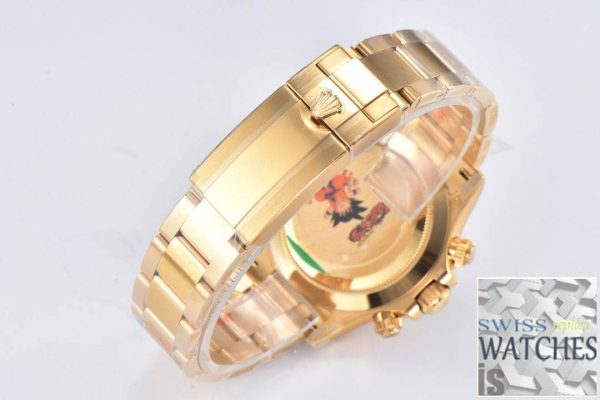 Replica Rolex Cosmograph Daytona M116508-0007 1:1 Best Edition Clean Factory Yellow Gold – Bild 8