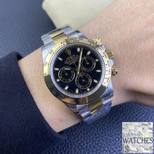 Replica Rolex Cosmograph Daytona M116503-0004 1:1 Best Edition Clean Factory V3 Black Dial – Bild 8